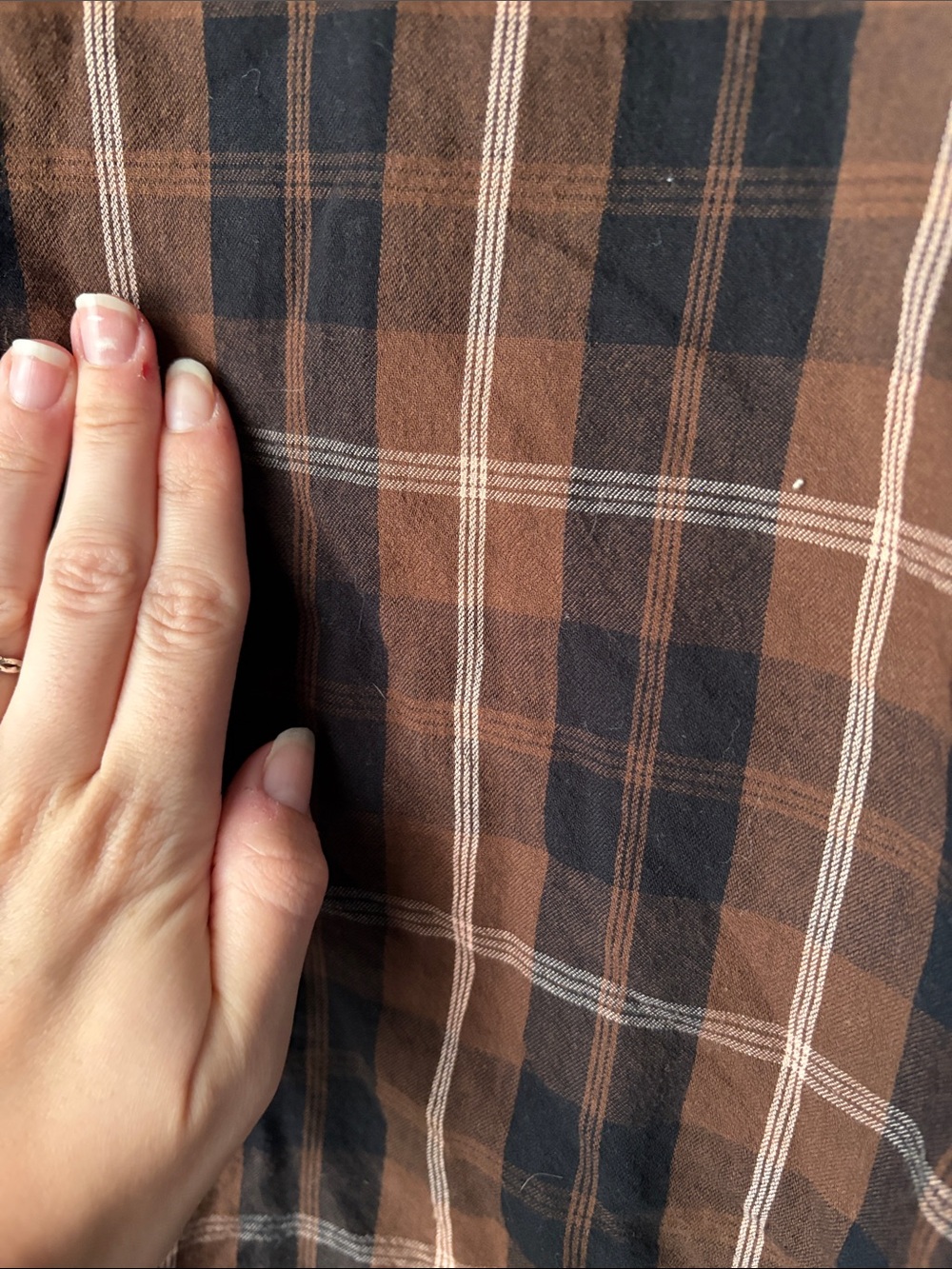 J. Crew Brown & Black Plaid Button-Down Shirt - Picture 5 of 5